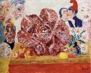 James Ensor Red Cabbage and Masks Sweden oil painting artist